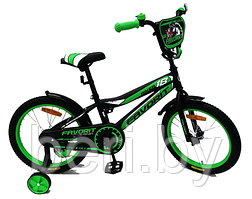 BIK-18GN Велосипед детский Favorit Biker 18", 5-7 лет, зеленый