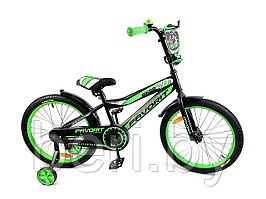 BIK-20GN Велосипед детский Favorit Biker 20", 6-9 лет, зеленый