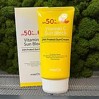 Солнцезащитный крем для лица Med:B Vitamin C Sun Block