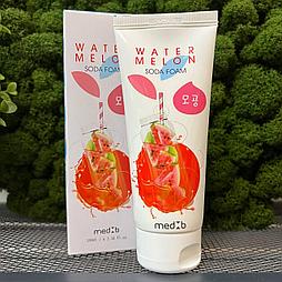 Пенка для умывания с экстрактом арбуза и содой MEDB Watermelon Soda Foam, 100мл