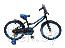 BIK-P18BL Велосипед детский Favorit Biker 18", 5-7 лет, синий