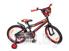 BIK-18RD Велосипед детский Favorit Biker 18", 5-7 лет, красный