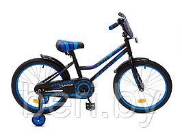 BIK-P20BL Велосипед детский Favorit Biker 20", 6-9 лет, синий