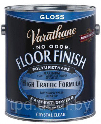 Полиуретановый лак для пола на водной основе Varathane Crystal Clear Floor Finish,RUST-OLEUM® - фото 1 - id-p181070788