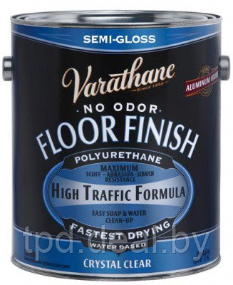 Полиуретановый лак для пола на водной основе Varathane Crystal Clear Floor Finish,RUST-OLEUM® - фото 1 - id-p181070790