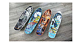 Скейтборд PENNY BOARD Пенниборд принт 65 см  полиуретановые  светящиеся колеса, фото 2