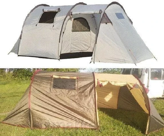 4х местная туристическая палатка lanyu LY-1909 / 4х-местная кемпинговая палатка - фото 1 - id-p181070885