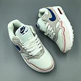 Кроссовки женские/ подростковые белые Nike Air Max 1, фото 4