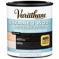 Состав для искусственного состаривания древесины VARATHANE® Charred Wood Accelerator RUST-OLEUM