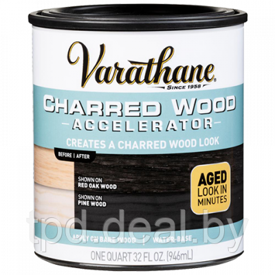 Состав для искусственного состаривания древесины VARATHANE® Charred Wood Accelerator RUST-OLEUM - фото 1 - id-p181071319