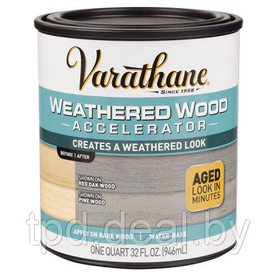 Состав для искусственного состаривания древесины VARATHANE® Charred Wood Accelerator RUST-OLEUM - фото 1 - id-p181071326