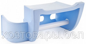 Полка для туалета Mira (светло-голубой, снежно-белый), BEROSSI