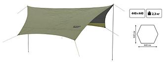 Тент со стойками Tramp Lite Tent Green (440х440) арт. TLT-034