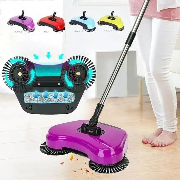 Механический веник SWEEP DRAG ALL-IN-ONE (фиолетовый) - фото 2 - id-p150783935