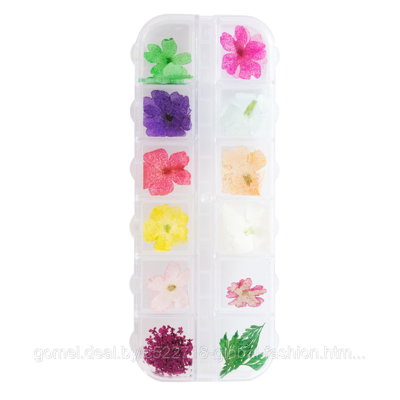 Декор для ногтей, сухоцветы, в таре (12 цветов) - 3 - фото 2 - id-p181076384