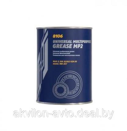 8106 MANNOL Multipurpose Grease MP-2 (0,8 кг) Смазка многоцелевая METAL, фото 2