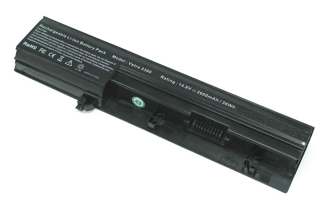 Аккумулятор (батарея) для ноутбука Dell Vostro 3300 (GRNX5) 14.8V  2200-2600mAh купить в Беларуси по цене 115 руб.