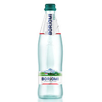 Вода минеральная "Borjomi", газированная, 0.5 л, стекло