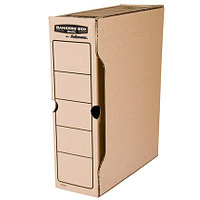 Короб архивный Bankers Box "Basic", 100x260x312, гофрокартон