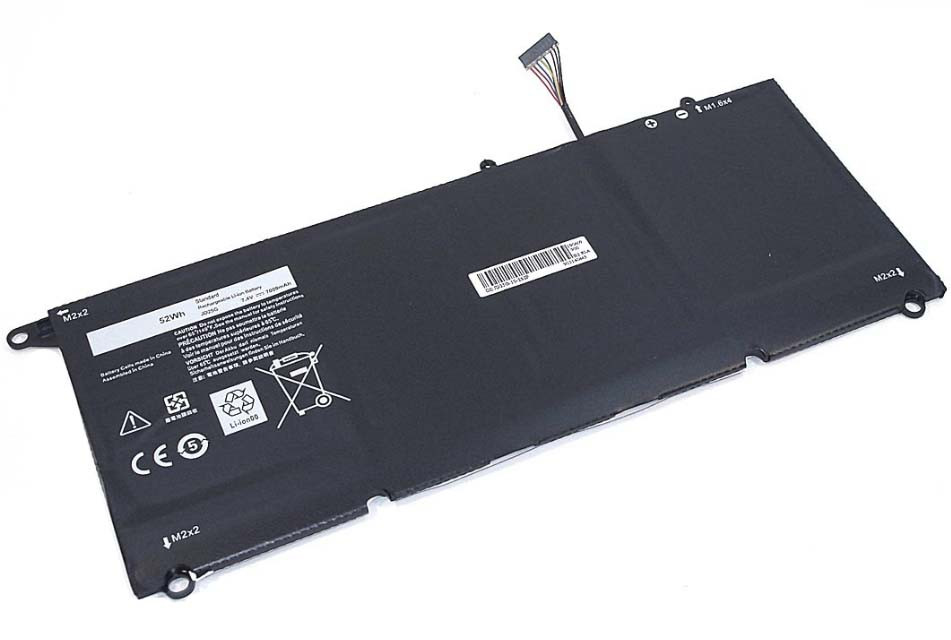 Аккумулятор (батарея) для ноутбука Dell XPS 13 9343 9350 9360 (PW23Y) 7.4V 52Wh