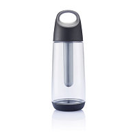 Бутылка для воды "Bopp Cool", пластик, полипропилен, 700 мл, серый, черный