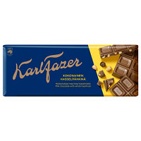 Шоколад молочный "Karl Fazer", 200 г, с цельным фундуком