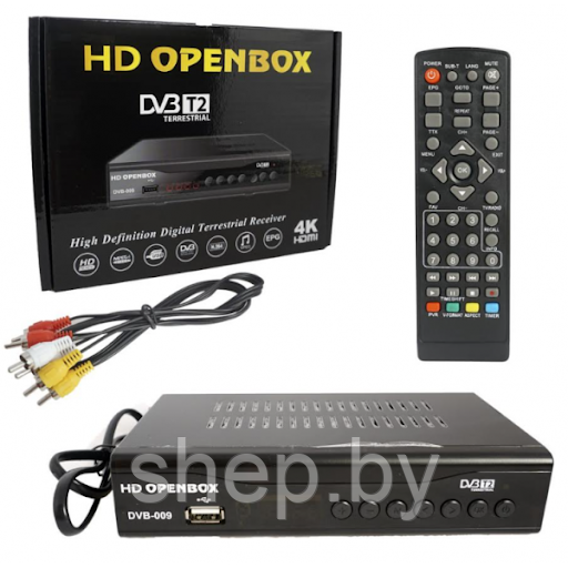 Цифровая приставка DVB-T2 HD OPENBOX DVB-009 - фото 1 - id-p181089825