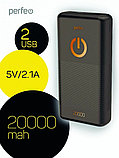 Внешний аккумулятор Perfeo SPLASH Powerbank 20000mAh цвет: черный,белый, фото 3