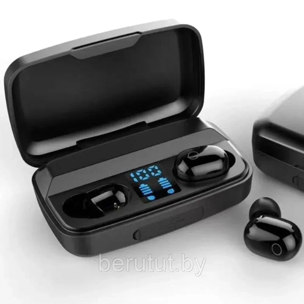 Беспроводные Bluetooth наушники EARBUDS A10-S чёрные - фото 4 - id-p181090779