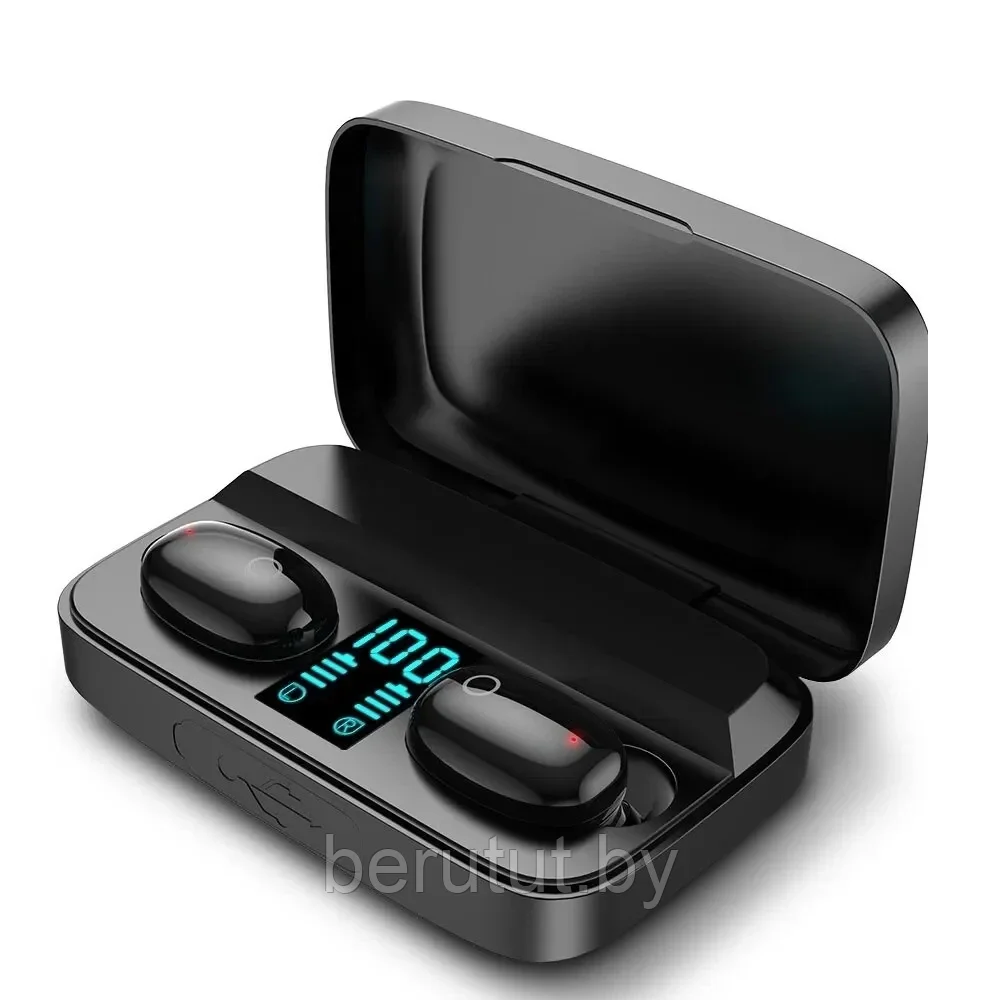 Беспроводные Bluetooth наушники EARBUDS A10-S чёрные - фото 1 - id-p181090779