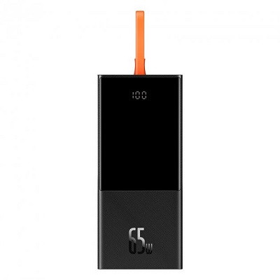 Портативный аккумулятор BASEUS Elf Digital Display Fast Charging 20000mAh 2USB/1Type-C+Type-C Cable, 5A/65W - фото 1 - id-p181090823