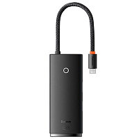 USB-хаб Baseus Lite Series 6-Port Type-C HUB Docking Station черный