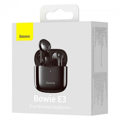 Беспроводные Bluetooth наушники BASEUS True Wireless Earphones Bowie E3 (NGTW080001) черные - фото 8 - id-p181090826