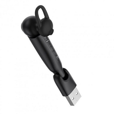 Беспроводная Bluetooth гарнитура Baseus Encok Wirelless Earphones A05 + USB док-станция (NGA05-01) черный - фото 4 - id-p181090827