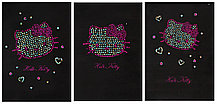 Тетрадь 96л. клетка A4 Hello kitty black