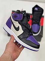 Кроссовки Nike Air Jordan 1 Retro High OG Court Purple размер 38
