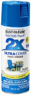 Краска универсальная на алкидной основе Painter*s Touch 2X Ultra Cover цвет Голубой бриллиантовый, глянцевый - фото 1 - id-p181092600