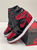 Кроссовки Nike Air Jordan 1 Retro High OG Patent Bred