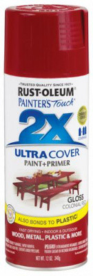 Краска универсальная на алкидной основе, Painter*s Touch 2X Ultra Cover цвет Колониальный красный глянцевый - фото 1 - id-p181108921