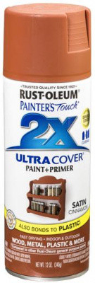 Краска универсальная на алкидной основе Painter*s Touch 2X Ultra Cover цвет Корица, полуматовый - фото 1 - id-p181109968