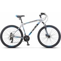 Велосипед Stels Navigator 700 MD 27.5 F010 р.17.5 2020 (серебристый/синий)