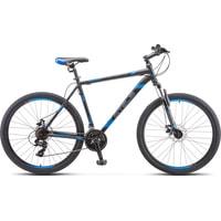 Велосипед Stels Navigator 700 MD 27.5 F010 р.17.5 2020 (черный/синий)