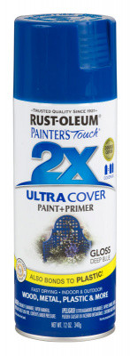 Краска универсальная на алкидной основе Painter*s Touch 2X Ultra Cover цвет Синий насыщенный глянцевый - фото 1 - id-p181131620