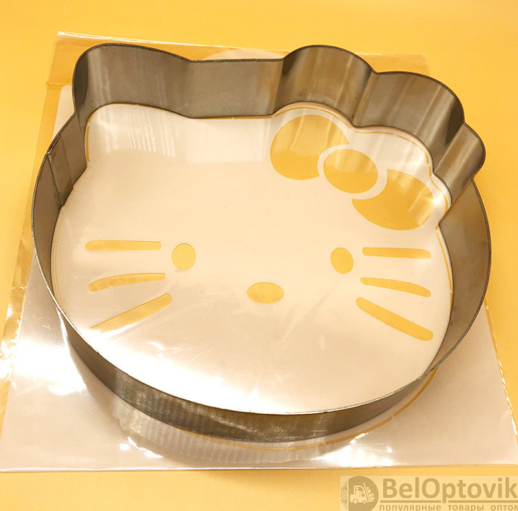 Формы из нержавеющей стали (кольцо для торта) Cake Baking Tool (3 шт) КИТТИ Kitty - фото 6 - id-p181138256