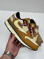 Кроссовки Nike Air Max 1 Travis Scott Cactus Jack Wheat Lemon Drop 45