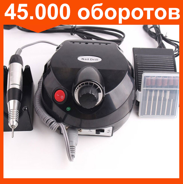 Аппарат для маникюра JMD 202 Nail Master 45 т.о. машинка черный