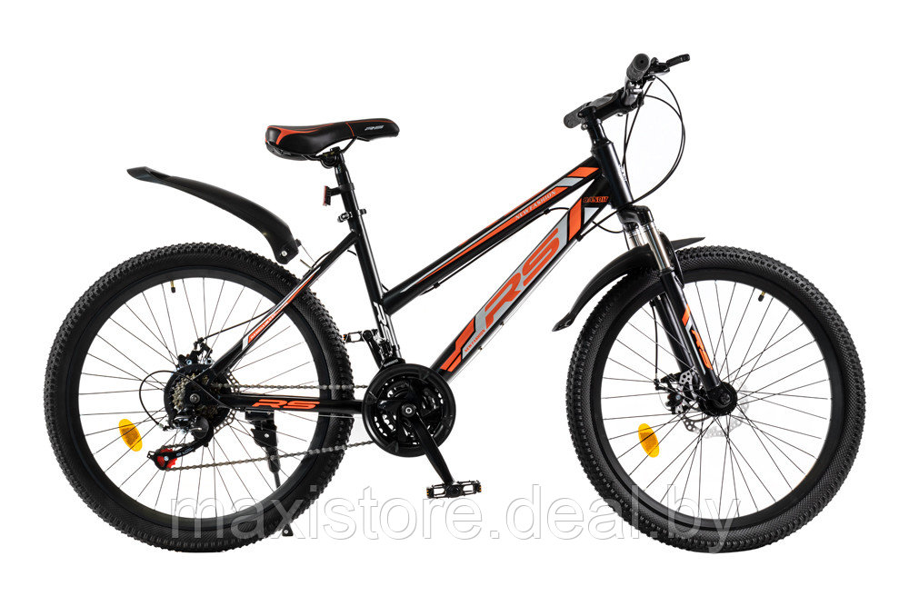 Горный велосипед RS Bandit 24 (черный/оранжевый)