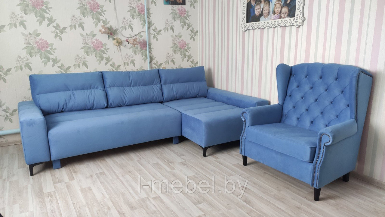 Угловой диван-кровать Порту - фото 1 - id-p42196050