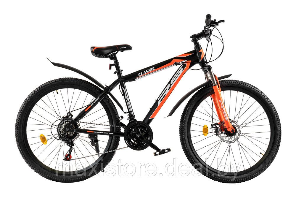 Горный велосипед RS Classic 26 (черный/оранжевый)