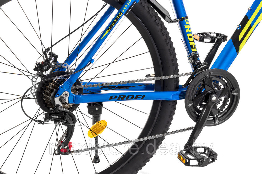 Горный велосипед RS Profi 29 (синий/салатовый) - фото 9 - id-p179508876